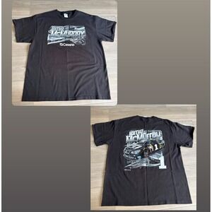 Vintage Delta Jamie Mcmurray Nascar‎ T-Shirt Sz XL Cessna McDonald's #1 2 Sided